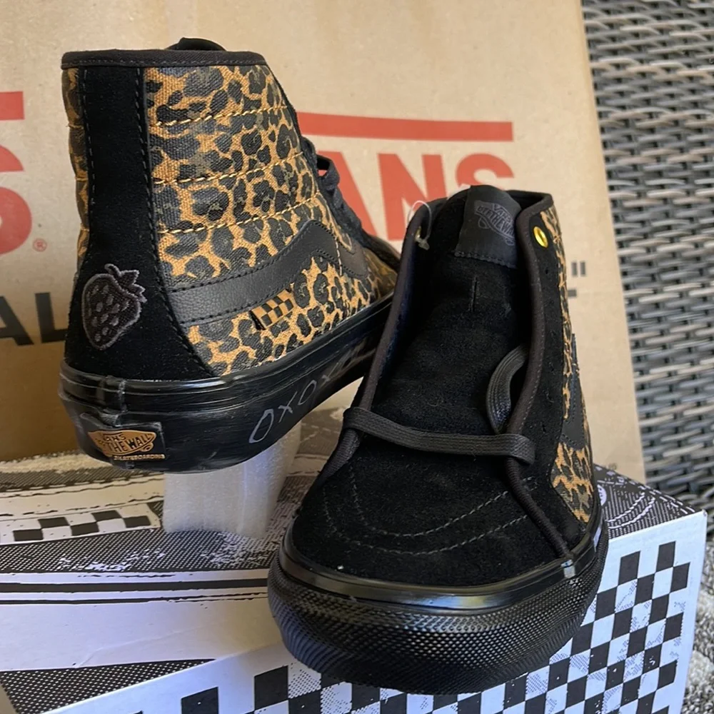 Vans Skate Sk9-Hi Deco Cher Strauberry Cheetah MENS - Picture 10 of 16